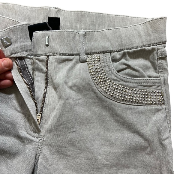 Horze Crescendo Petrina Equestrian Stretch Denim Breeches Size 28 - Picture 5 of 13